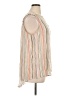 Fred David Tan Sleeveless Blouse Size XL - photo 4