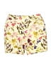 Lands' End Floral Yellow Shorts Size 4 - photo 1