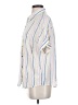 Splendid Stripes White Short Sleeve Button-Down Shirt Size S - photo 5