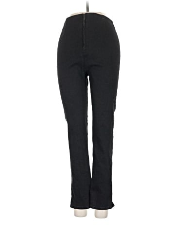 Madewell Denim Slim Crop Pants in Black Rinse (view 1)