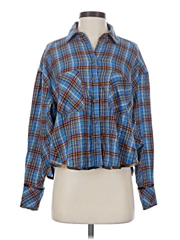 BDG Long Sleeve Button-Down Shirt (view 1)