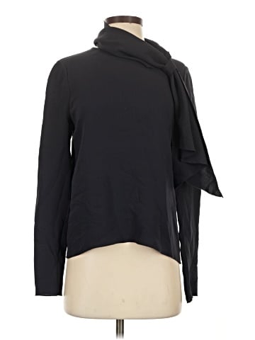 Tory Burch Long Sleeve Silk Top (view 1)