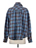 BDG Plaid Blue Long Sleeve Button-Down Shirt Size XS - photo 2