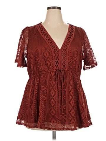 Torrid Short Sleeve Blouse (view 1)