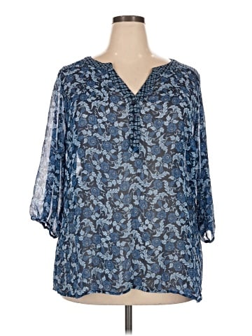 Zac & Rachel 3/4 Sleeve Blouse (view 1)