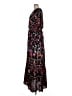 Easel 100% Rayon Paisley Black Casual Dress Size L - photo 5