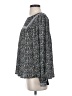 Gap 100% Polyester Gray Long Sleeve Blouse Size XS - photo 5