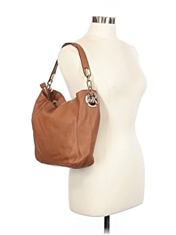 MICHAEL Michael Kors Leather Hobo (view 2)