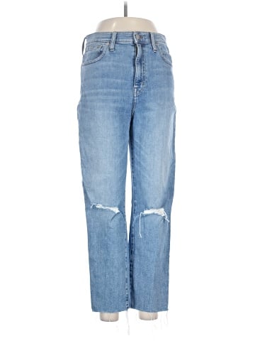 Madewell The High-Rise Slim Boyjean in Elkhart Wash (view 1)