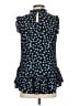 CeCe Blue Sleeveless Blouse Size XS - photo 2