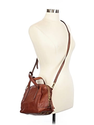 Fossil Leather Satchel (view 2)