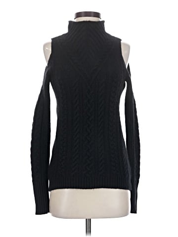Aqua Cashmere Pullover Sweater (view 1)