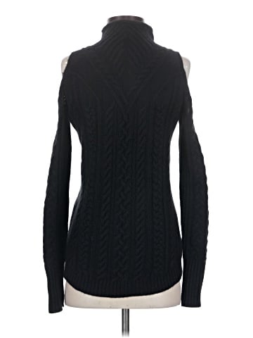 Aqua Cashmere Pullover Sweater (view 2)