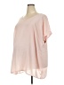 Motherhood 100% Polyester Pink Short Sleeve Blouse Size 3X Maternity - photo 1