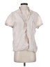 J.Crew Solid Ivory Short Sleeve Blouse Size S - photo 1