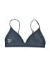 Roxy Solid Gray Swimsuit Top Size M - photo 2