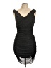 Guess Solid Black Cocktail Dress Size L - photo 1