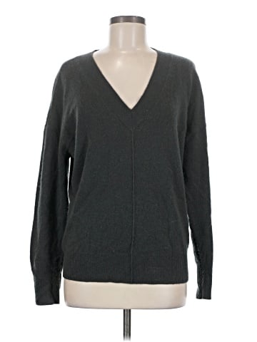 Aqua Cashmere Pullover Sweater (view 1)