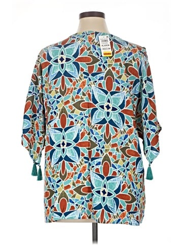 JM Collection 3/4 Sleeve Blouse (view 2)