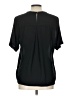 Lulus 100% Polyester Black Short Sleeve Blouse Size L - photo 2