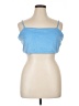 7 For All Mankind 100% Polyester Blue Tank Top Size XL - photo 1