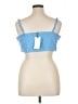 7 For All Mankind 100% Polyester Blue Tank Top Size XL - photo 2