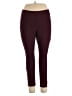 Roz & Ali Solid Burgundy Active Pants Size 1X - photo 1