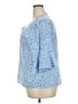Unbranded 100% Polyester Blue 3/4 Sleeve Blouse Size XXL - photo 5