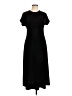 Jacqueline Ferrar Solid Black Casual Dress Size 10 (petite) - photo 1