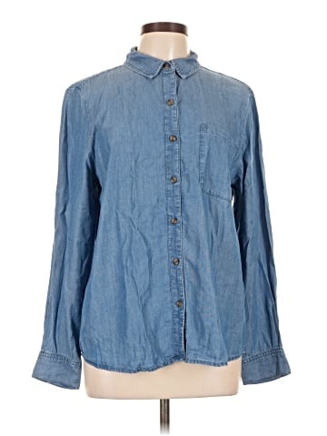 Style&Co Long Sleeve Button-Down Shirt (view 1)