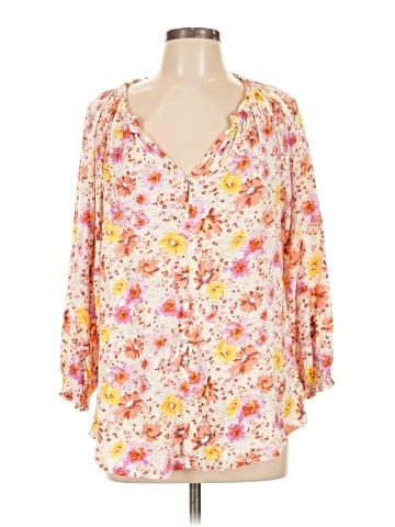 Style&Co 3/4 Sleeve Blouse (view 1)