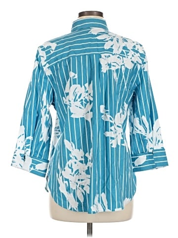 Chico's 3/4 Sleeve Button-Down Shirt (view 2)