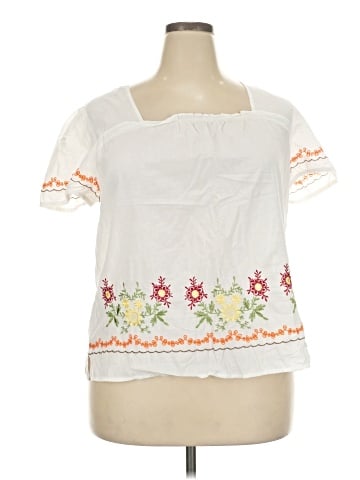 L.A. Blues Short Sleeve Blouse (view 1)