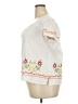 L.A. Blues White Short Sleeve Blouse Size 18 - photo 5