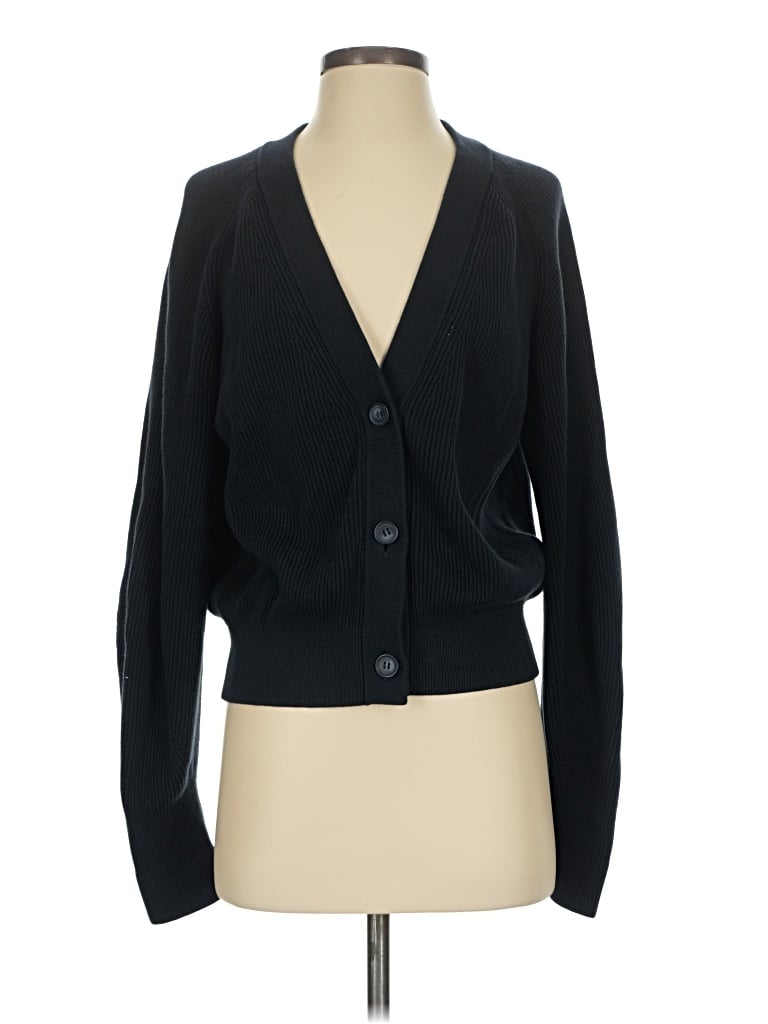 Pre-owned Cos Cardigan Sweater In Black