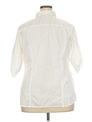 Cato 3/4 Sleeve Button-Down Shirt (view 2)