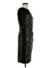 Chaps Animal Print Black Cocktail Dress Size L - photo 4
