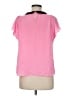 CeCe 100% Polyester Pink Short Sleeve Blouse Size M - photo 2