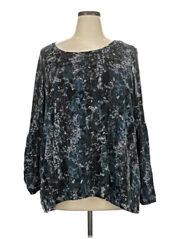 Simply Vera Vera Wang 3/4 Sleeve Blouse (view 1)
