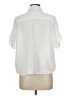 Michael Stars White Short Sleeve Blouse Size Lg (2) - photo 2