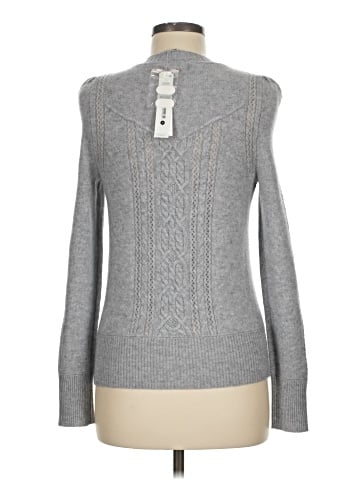 Aqua Cashmere Pullover Sweater (view 2)
