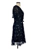 DKNY 100% Polyester Blue Cocktail Dress Size 4 - photo 4