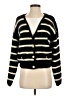 J.Crew Stripes Black Faux Fur Jacket Size XS - photo 1