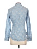 J.Crew Paisley Blue Long Sleeve Button-Down Shirt Size 2 - photo 2