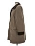 Gallery 100% Polyester Brown Trenchcoat Size S - photo 5