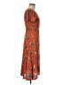 Final Touch 100% Rayon Orange Casual Dress Size M - photo 4