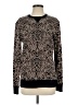 Rag & Bone/JEAN 100% Cotton Animal Print Brown Pullover Sweater Size S - photo 1