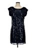 Laundry by Design 100% Polyester Stars Blue Cocktail Dress Size S - photo 1