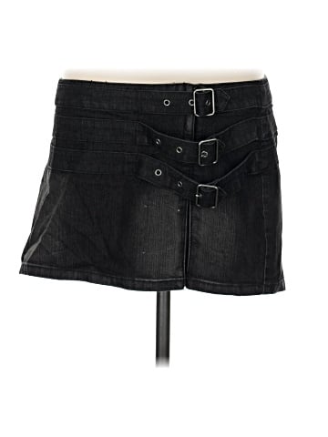 Express Denim Skirt (view 1)