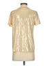 Unbranded Metallic Gold Short Sleeve Turtleneck Size S - photo 2